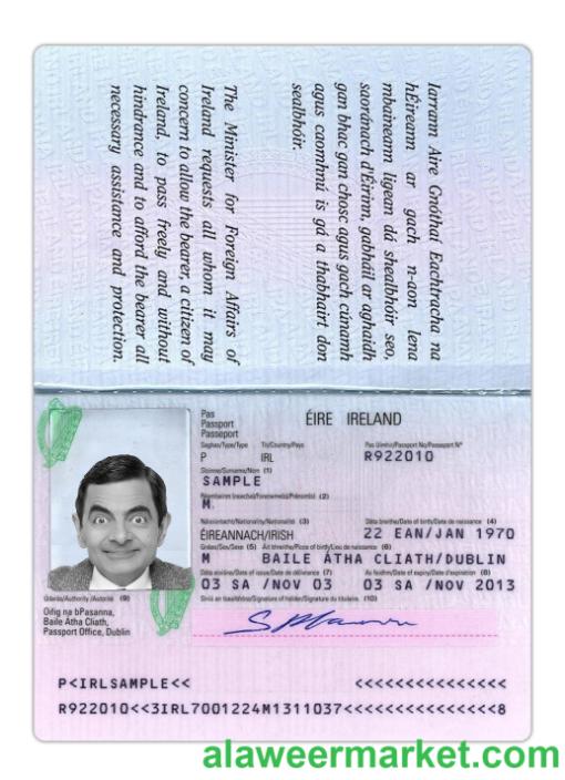 Ireland passport version 2